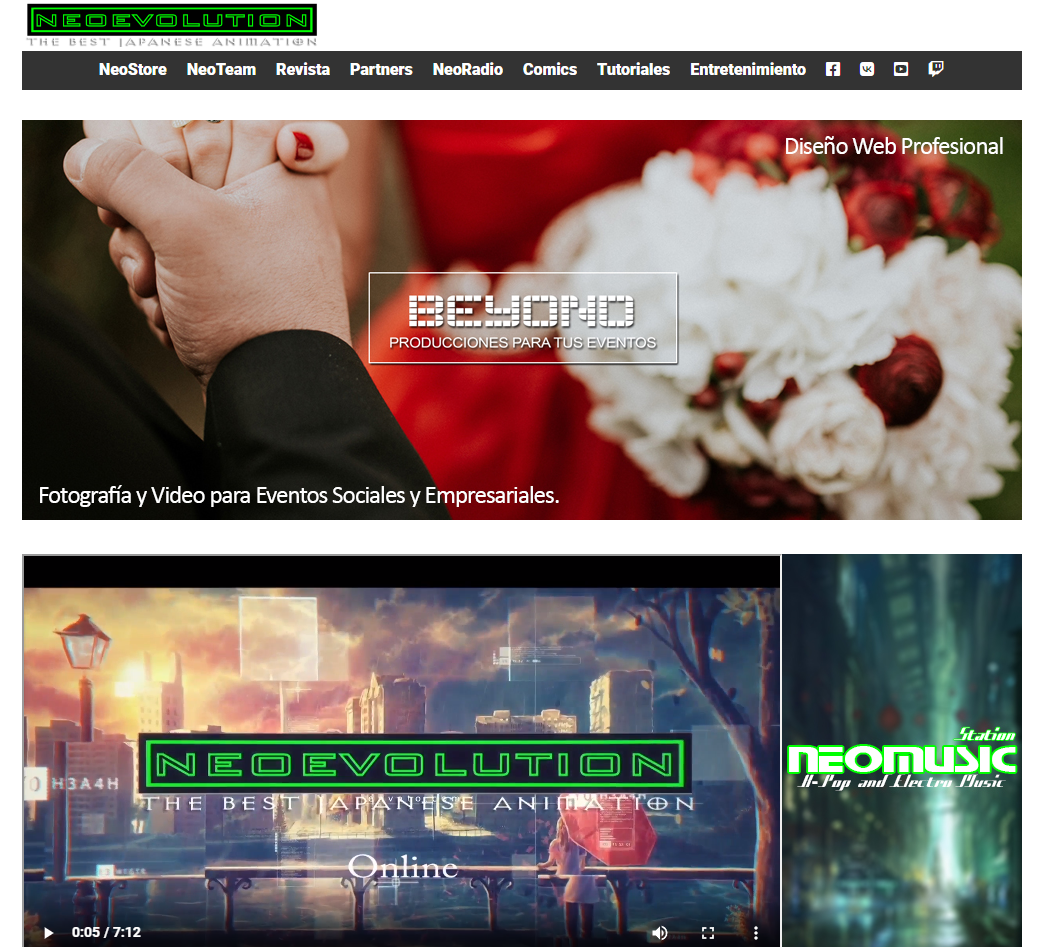 Pagweb de neoevolution foto